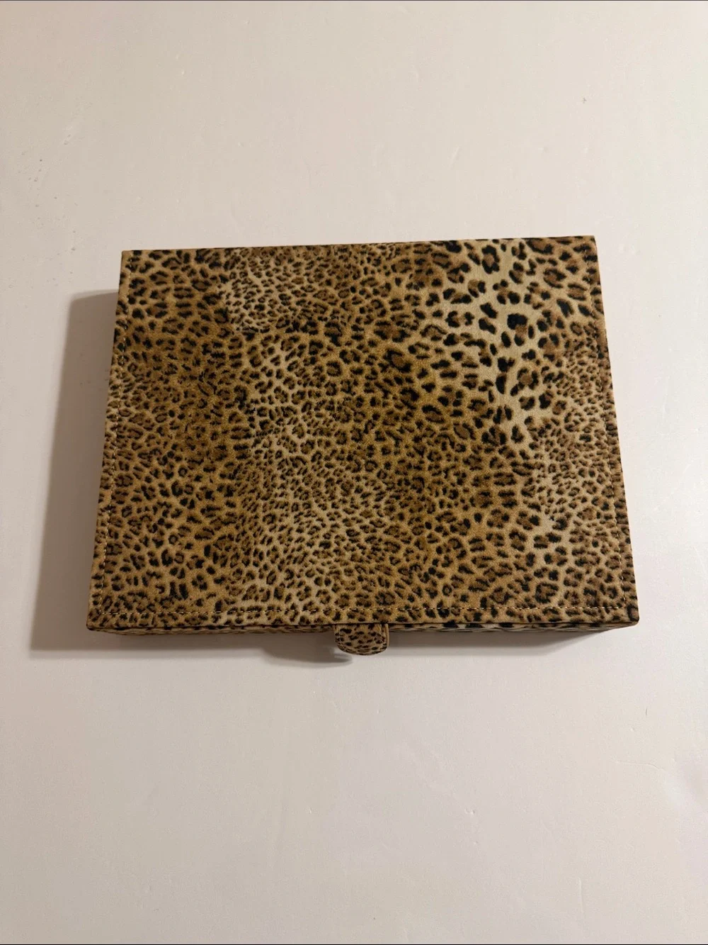 Reed & Barton Leopard Print Jewelry Organizer 10x8 NWOT